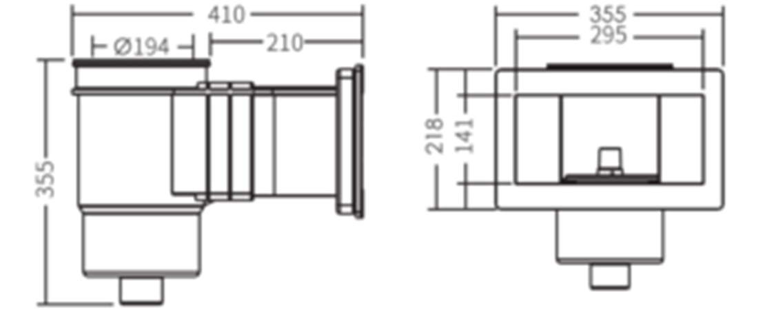 SV-0020 Wide Mouth Wall Skimmer Technical Information