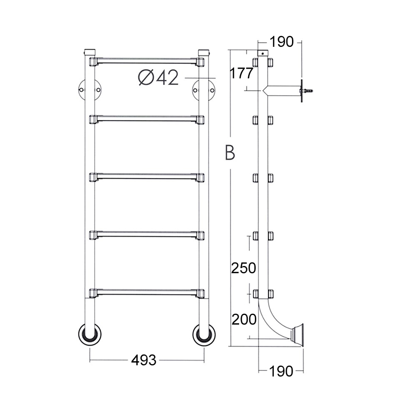 Swimming Pool Ladder BHL Series