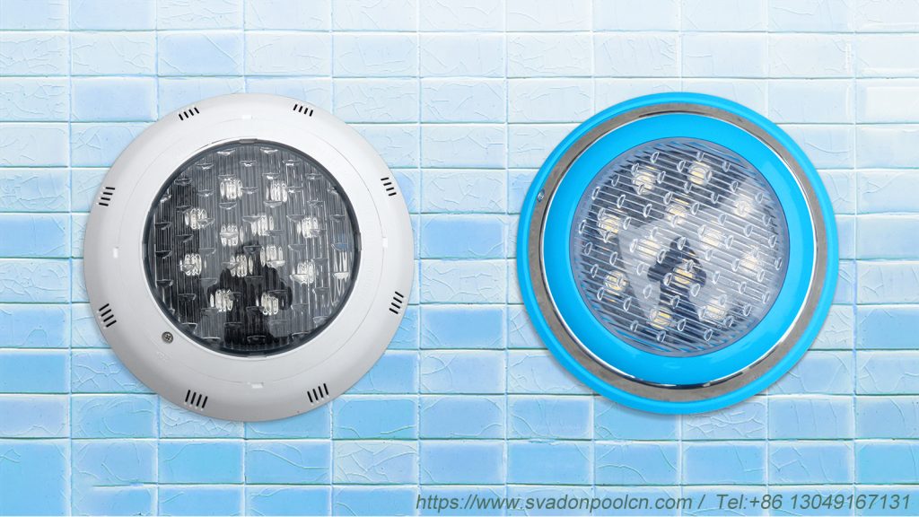 wall-mounted pool lights
swimming pool light