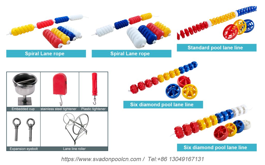  swimming pool lane line, pool lane rope, piscina lane line, Floating lane line 